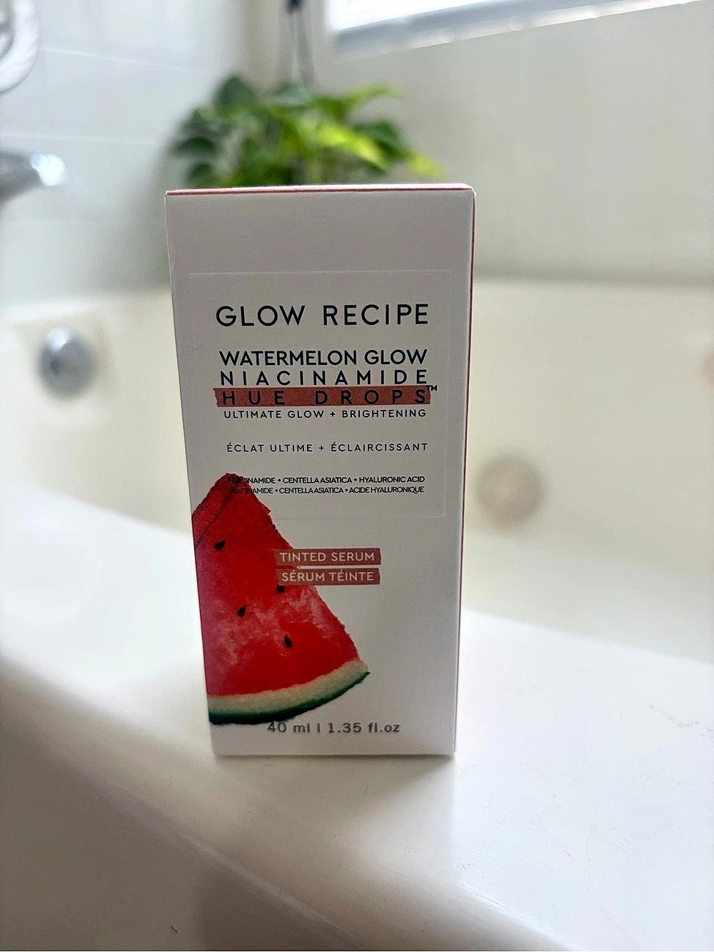 Glow Recipe Watermelon Glow Niacinamide Hue Drops Tinted Serum 40 mL NWT